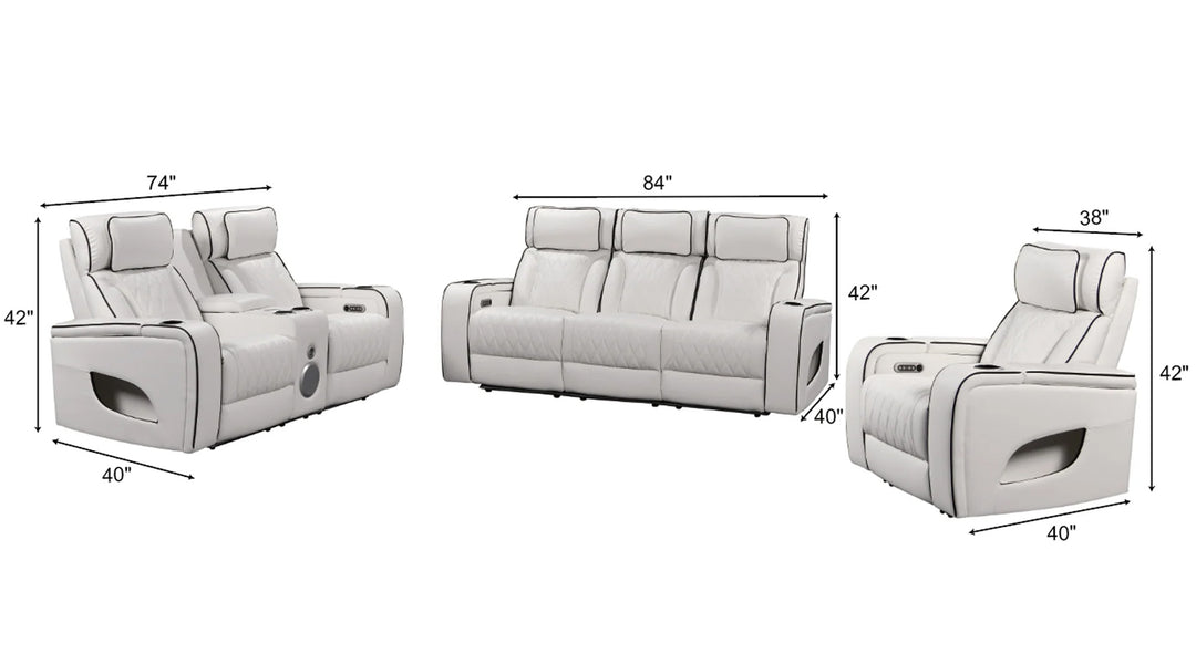 1+2+3-Seat Set