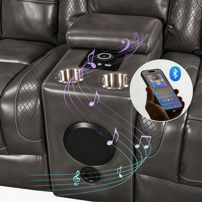 Power Recliner Sectional MC2856B