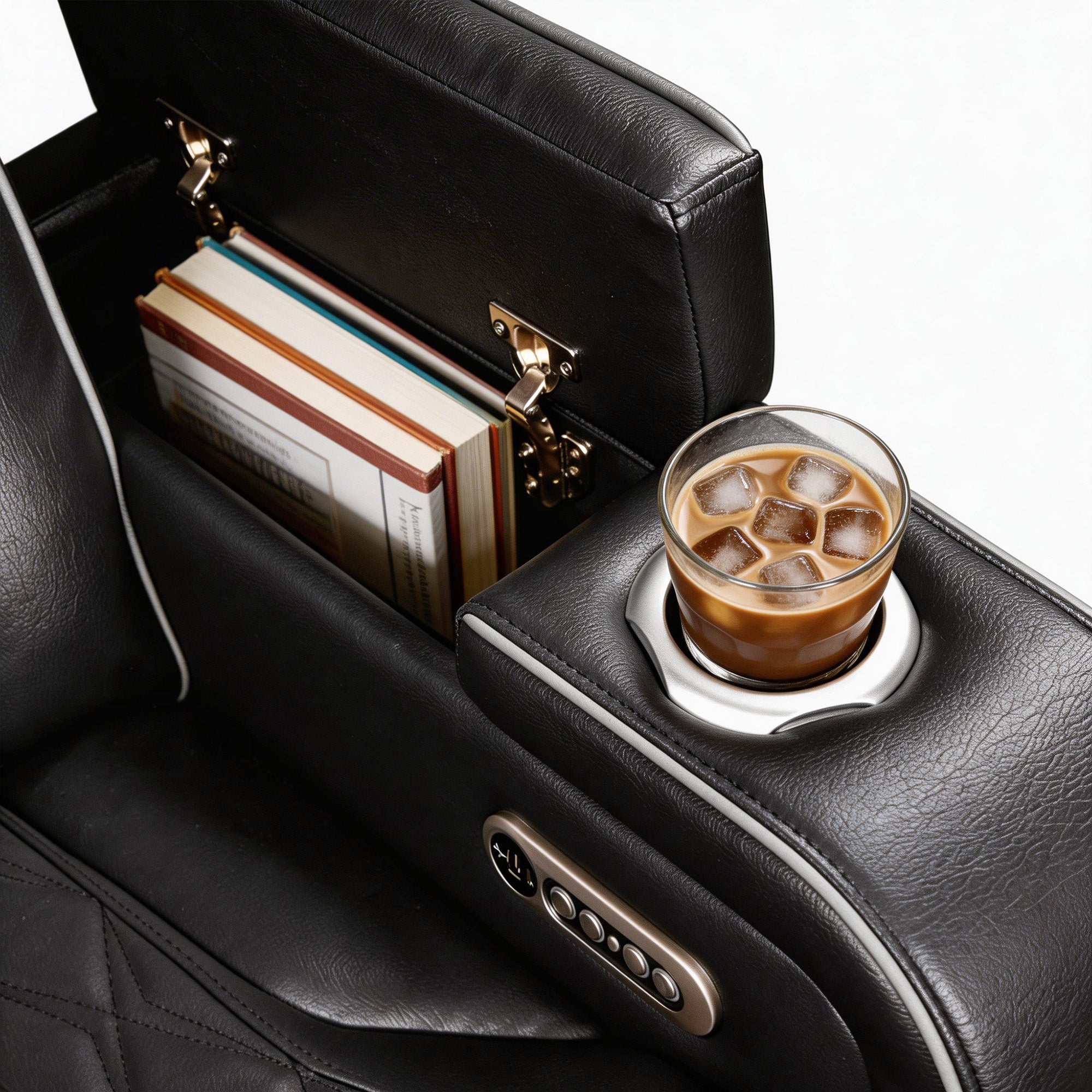 Jessie Luxury Black Power Recliner Sofa Set