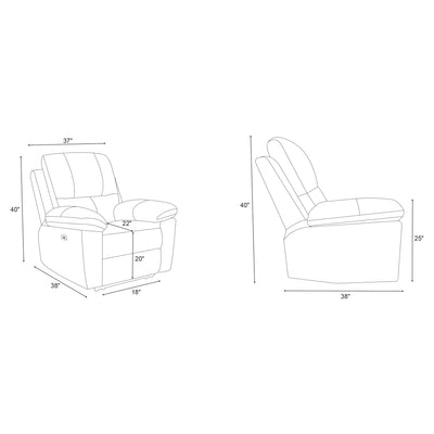 Effortlessly Adjustable Power Recliner Chair