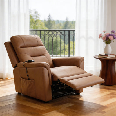Tan Power Lift Chair