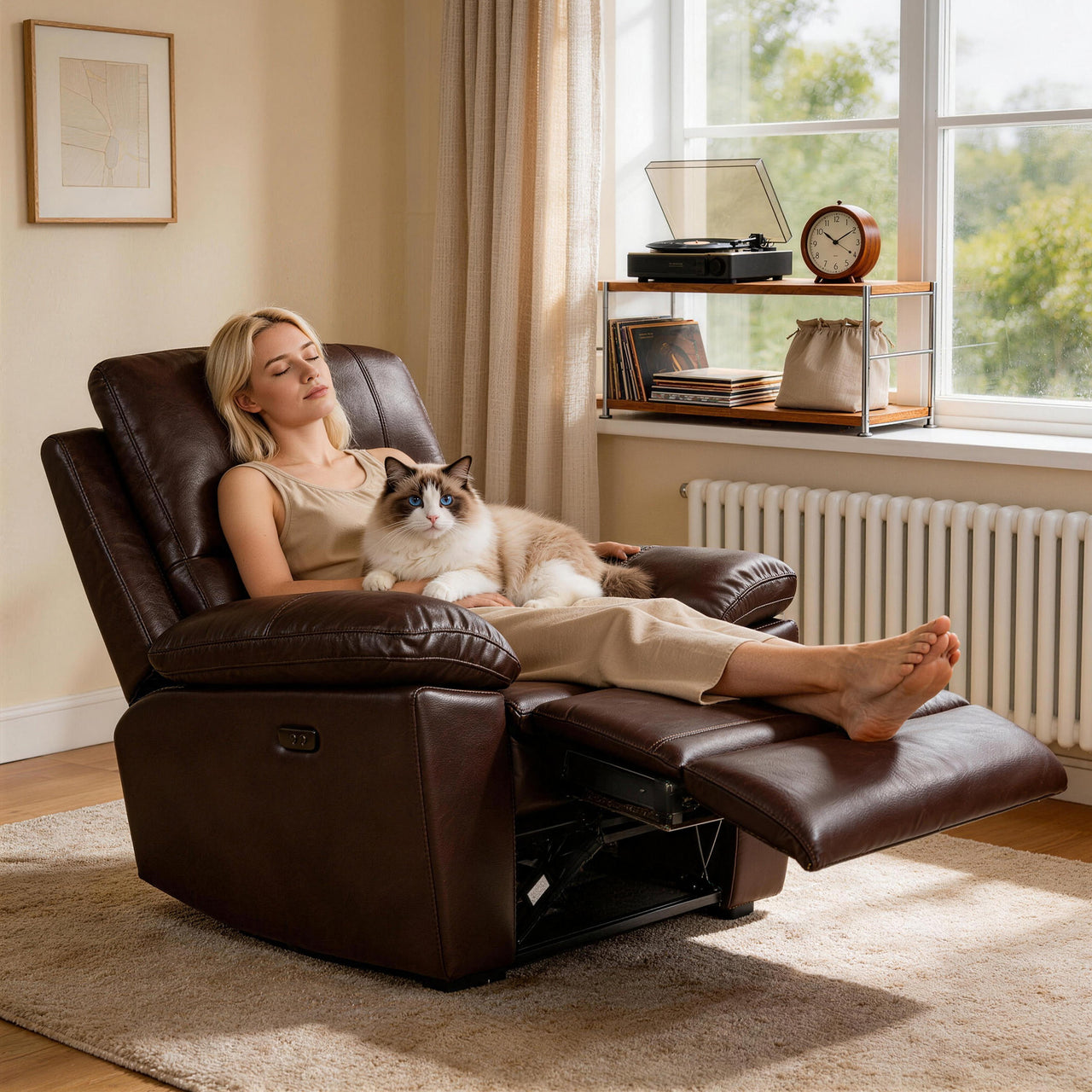 Effortlessly Adjustable Power Recliner Chair