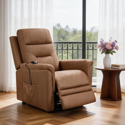 Tan Power Lift Chair