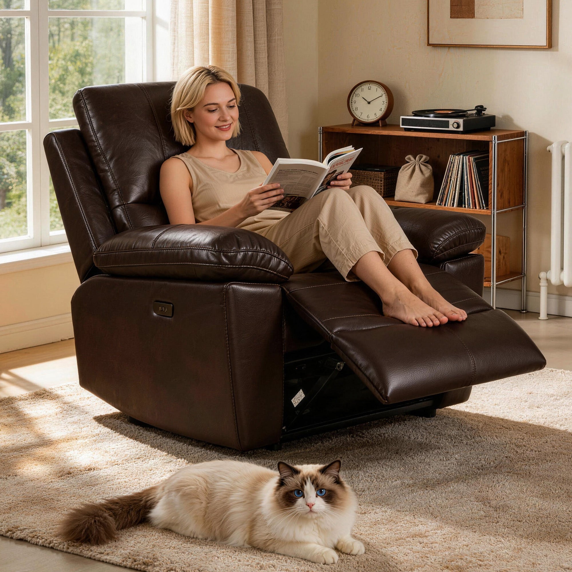 Effortlessly Adjustable Power Recliner Chair