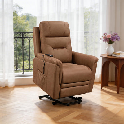 Tan Power Lift Chair