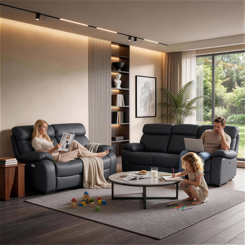 Power Recliner Sofa & Loveseat