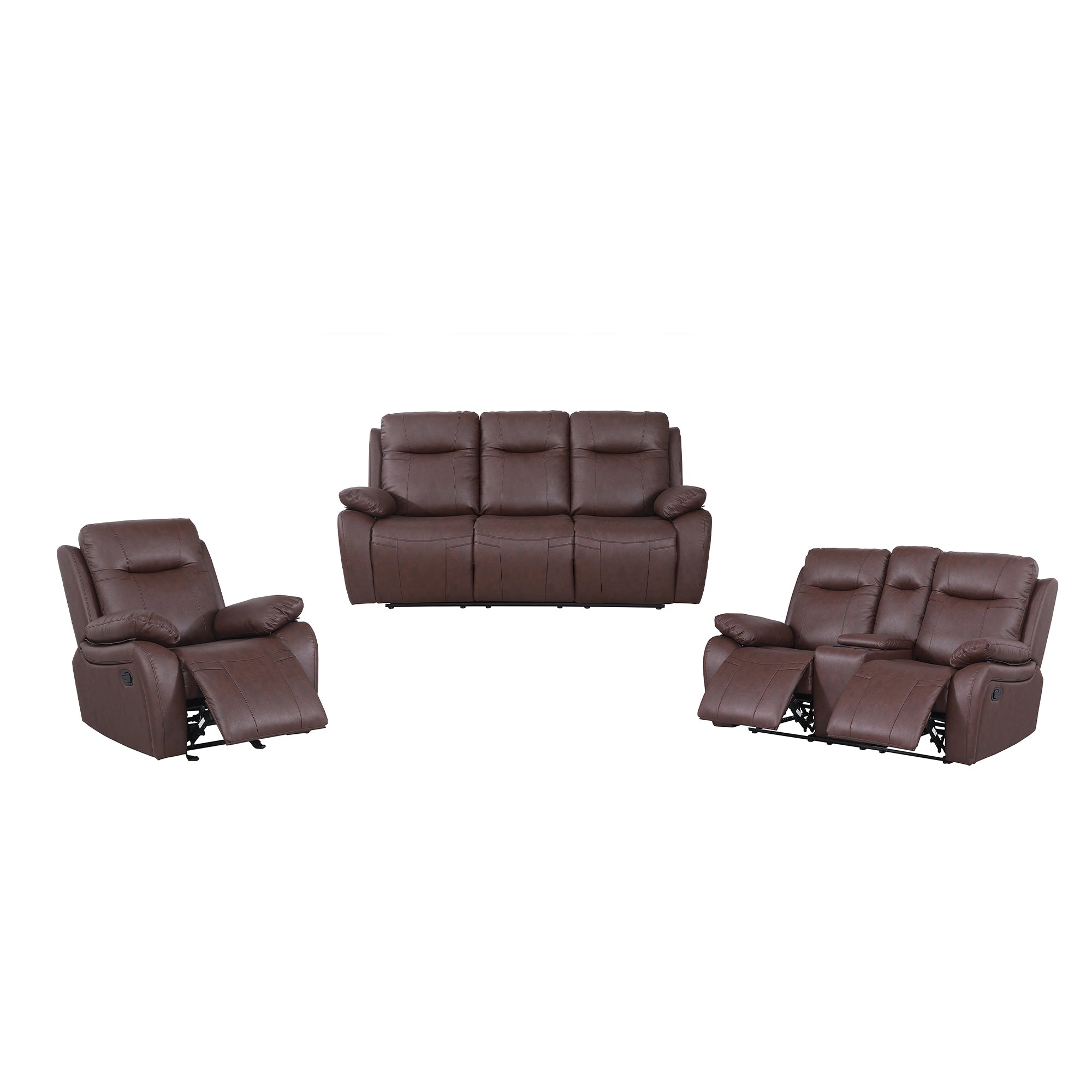 Evian Manual Recliner Sofa Set
