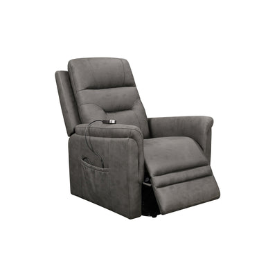 Gray Power Lift Recliner Chair