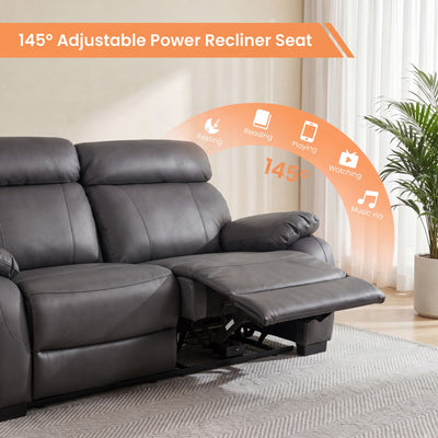 Harry Gray Power Recliner Chair